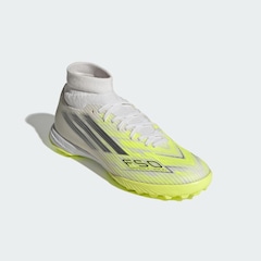 Chuteira Society Adulto adidas F50 Sparkfusion League Mid Cut Cano Alto - Foto 6