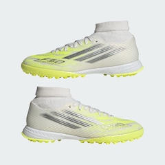 Chuteira Society Adulto adidas F50 Sparkfusion League Mid Cut Cano Alto - Foto 8