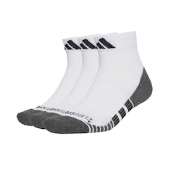Meia Cano Curto Adidas Amortecimento Performance Climacool 3-Pack Unissex - Foto 1
