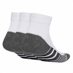 Meia Cano Curto Adidas Amortecimento Performance Climacool 3-Pack Unissex - Foto 2