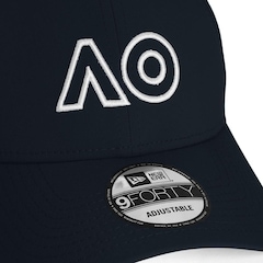 Boné Adulto New Era 9Forty Australian Open 26 Branded Core Performance Aba Curva - Foto 3