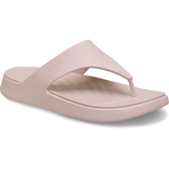 Sandália Crocs Getaway Triangle Flip Quartz - Unissex - Foto 2