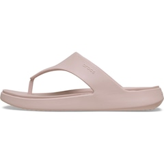 Sandália Crocs Getaway Triangle Flip Quartz - Unissex - Foto 3