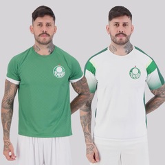 Camisa Palmeiras Stream e Alviverde Masculina - 2 Unidades - Foto 1