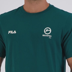 Camiseta Fila Regular Premium Rio Open 26 Masculina - Foto 5