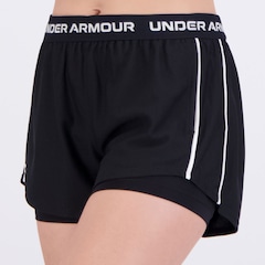 Short Under Armour Tech Play Up 2 em 1 Feminino - Foto 1