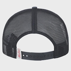 Boné Aba Curva New Era Canvas Distress Trucker Navy Importado - Foto 4