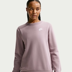 Blusão Nike Sportswear Club Fleece Crew Feminino - Foto 1