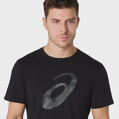 Camiseta ASICS Spiral Logo Graphic Masculino - Foto 4