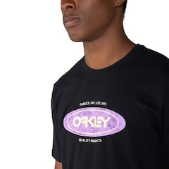 Camiseta Oakley Sun Flower Quick Dry SM25 Masculina - Foto 3