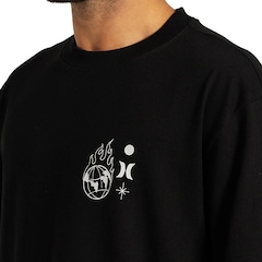 Camiseta Hurley Letters Maxfit SM26 Masculina - Foto 3