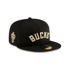 Boné New Era 59FIFTY Milwaukee Bucks NBA Masculino - Foto 3