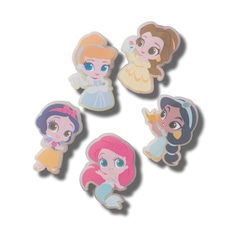 Jibbitz Crocs Disney Princesas Pack com 5 Peças - Foto 1
