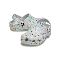 Sandália Crocs Classic Glow Paint Splatter Clog T - Infantil - Foto 4