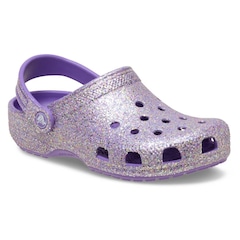 Sandália Crocs Classic Fantasy Glitter Clog K - Infantil - Foto 2