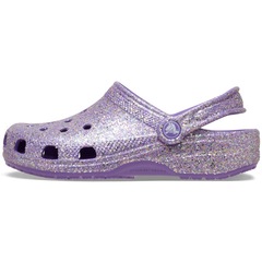 Sandália Crocs Classic Fantasy Glitter Clog K - Infantil - Foto 3
