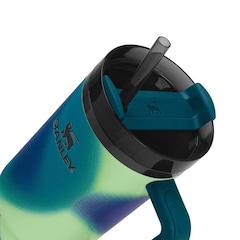 Copo Térmico Stanley Quencher 1,18L Coastal Teal Motion New Frequency - Foto 3