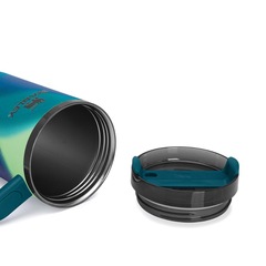 Copo Térmico Stanley Quencher 1,18L Coastal Teal Motion New Frequency - Foto 4