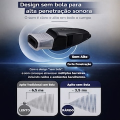 Apito Gold Sports Whale Pro c/ Bocal de Silicone e Cordão de Pescoço - Alta Intensidade Voley - Foto 4