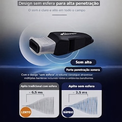 Apito Gold Sports Whale Pro c/ Bocal de Silicone e Cordão de Pescoço - Alta Intensidade Voley - Foto 6