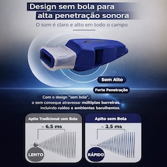 Apito Gold Sports Whale Pro c/ Bocal de Silicone e Cordão de Pescoço - Alta Intensidade Voley - Foto 6
