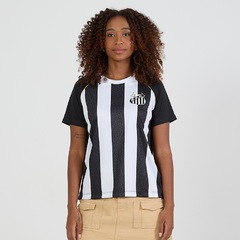 Camisa do Santos Mosaico Braziline - Feminino - Foto 2