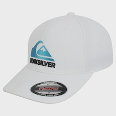 Boné Aba Curva Quiksilver Soft Hologram White Importado - Masculino - Foto 1