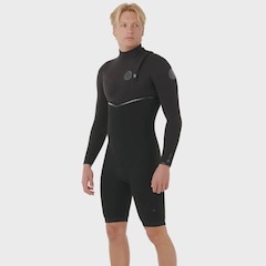 Short John Rip Curl E-Bomb 2/2mm Zip Free Manga Longa Importado Masculino - Foto 1
