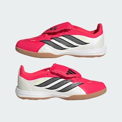 Chuteira Futsal Língua Dobrável Infantil Adidas Predator League - Foto 8