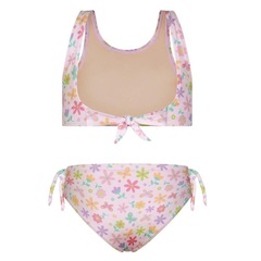 Conjunto Biquíni Selene Top e Calcinha Amarração Infantil - Foto 2