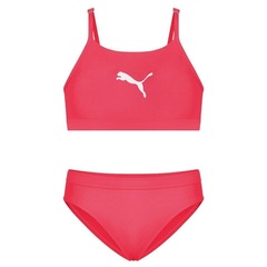 Conjunto Biquíni Puma Top Calcinha Swim Infantil - Foto 1