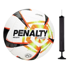 Kit Bola Society Penalty MAG11A R2 XXVI + Bomba de Ar - Foto 1