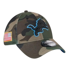 Boné New Era 3930 Detroit Lions Salute Service Masculino - Foto 4
