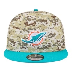 Boné New Era 950 Miami Dolphins Salute Service Masculino - Foto 3