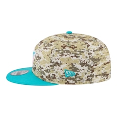 Boné New Era 950 Miami Dolphins Salute Service Masculino - Foto 5
