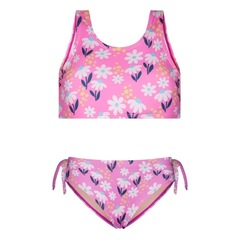 Conjunto Biquíni Selene Top + Calcinha Amarração Infantil - Foto 1