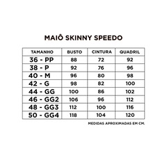 Maiô Speedo Skinny Feminino - Foto 7