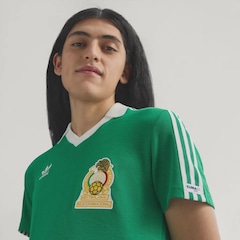 Camisa do México I 1986 adidas Feminina - Foto 3