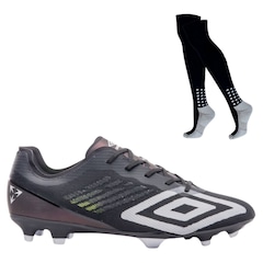 Kit Chuteira de Campo Umbro Velocita Decimo Premier + Meião - Adulto - Foto 1