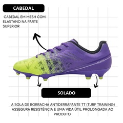 Kit Chuteira de Campo Umbro Velocita Decimo Premier + Meião - Adulto - Foto 3