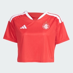 Blusa Cropped I do SC Internacional 26/27 adidas - Feminina - Foto 2