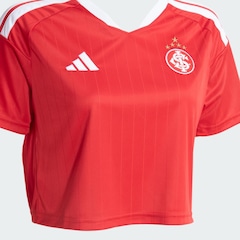 Blusa Cropped I do SC Internacional 26/27 adidas - Feminina - Foto 4