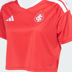 Blusa Cropped I do SC Internacional 26/27 adidas - Feminina - Foto 5
