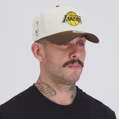 Boné New Era NBA Los Angeles Lakers 940 Historic Unissex - Foto 6
