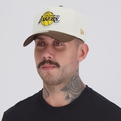 Boné New Era NBA Los Angeles Lakers 940 Historic Unissex - Foto 7