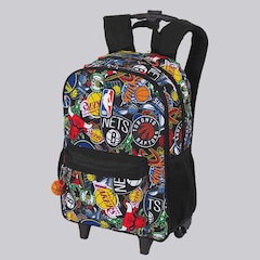Mochila Rodas NBA Logos Colorida - Foto 3