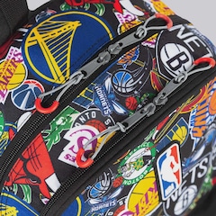 Mochila Rodas NBA Logos Colorida - Foto 6