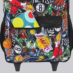 Mochila Rodas NBA Logos Colorida - Foto 9