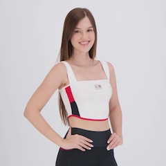 Camiseta Cropped Flamengo Cintilar Feminina - Foto 2