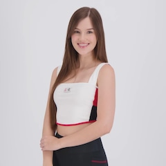 Camiseta Cropped Flamengo Cintilar Feminina - Foto 3